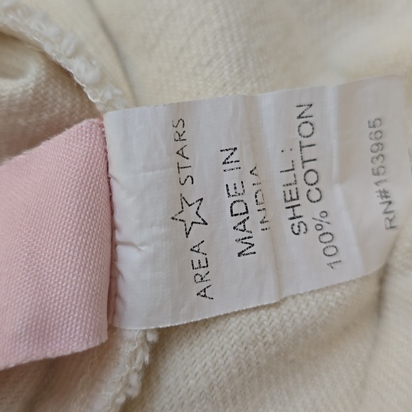 Area Stars, Marla Dress, Mini Babydoll Long Sleeve, Cream, EUC Women's S - Picture 15 of 16